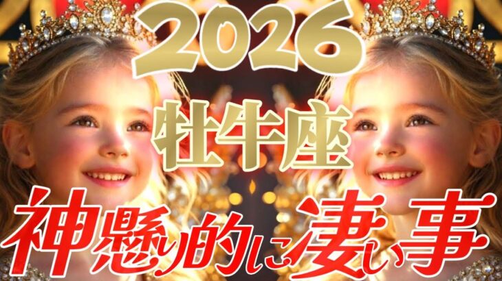 【2026】ガチで総仕上げだね牡牛座さん😲もう半分叶ったも同然です👑【神懸り的に凄い事】♾️タロット占い♾️