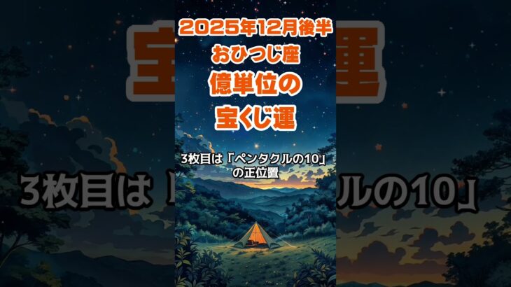 【牡羊座】2025年12月後半のおひつじ座の運勢～億単位の宝くじ運～ #牡羊座 #おひつじ座 #牡羊座の運勢