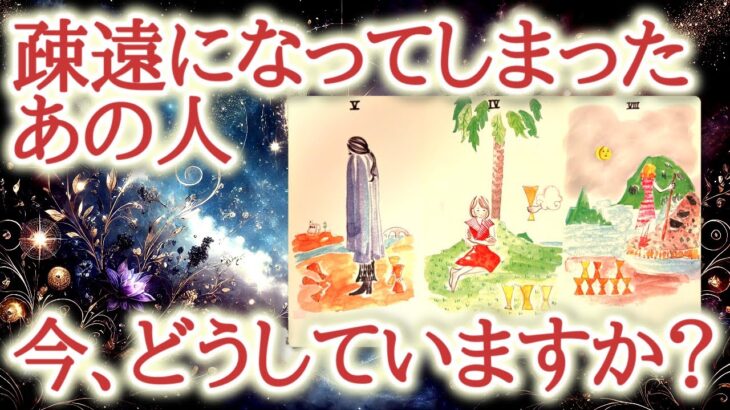 疎遠になってしまったあの人、今どうしていますか？😌⌛️✨距離ができてしまった今、あの人の生活や心の状態がどうなっているのか、その近況をカードから覗きます【恋愛タロット占い🔮リーディング】