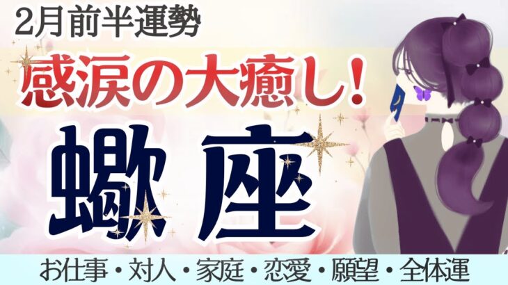 蠍座さんにとって、最幸の2月になる！あなたが幸せになる番です🌈 [仕事/対人/家庭/恋愛/願望/全体運] 細密リーディング/ 2026年2月前半/タロット占い