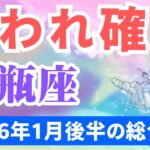 【水瓶座】2026年1月後半のみずがめ座の運勢『報われ確定』