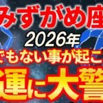 【水瓶座♒2026年前半運勢】みずがめ座さんの全体運・健康運・人間関係運を解説【12星座占い】