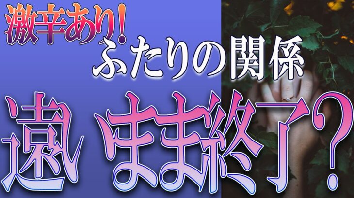 【タロット占い】【恋愛】【復縁】【相手の気持ち】🌶️🌶️激辛選択肢あり🌶️🌶️ふたりの関係、遠いまま終了❓😢💣💀💣【恋愛占い】