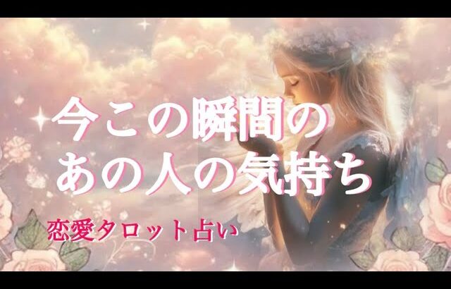 今この瞬間のあの人の気持ち🩷恋愛タロット占い