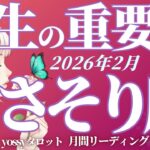 2月の運勢🪷さそり座　なんか泣けてくる…😭‼️蠍座さん頑張ってきたたよね‼️軽々超えていくよ✨(お金・仕事・人間関係)