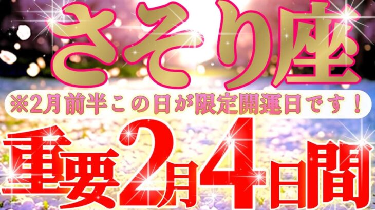 蠍座さん見て！泣けてきます…😢なんと慈悲深いことでしょう😲✨【2月前半運勢】♾️タロット占い♾️