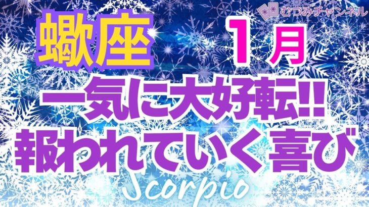 ♏蠍座1月運勢🌈✨急速に大幸運！やっと山越え願望成就💐✨️