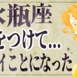 【⚠️怖いほど当たる…】⚠️ 水瓶座の1月にとんでもないことが起こります。運命が切り替わる重要サイン【運勢タロット占い】