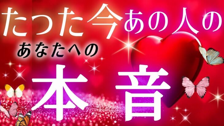 強いガチな本音🔥💌たった今あの人の本音の気持ち🦄🩷タロット&オラクル的中ルノルマン恋愛鑑定🩷🩵🕊️〜