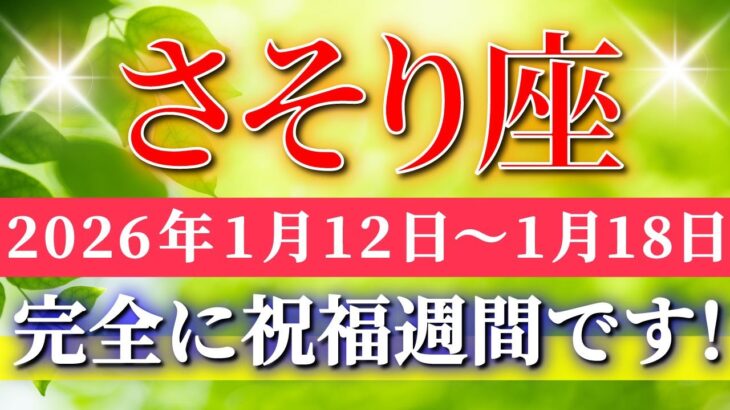 蠍座 【 さそり座 ♏ 】毎週タロット( 2026年1月 12日の週) 鳥肌が立つ奇跡の神展開！静かに運気が上昇中✨🔑 Scorpio タロット占い タロットリーディング