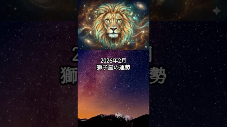 2026年2月 獅子座の運勢 #しし座 #獅子座 #運勢 #占い #占い師   #星占い #星座占い #星座 #12星座