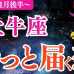 【牡牛座】2026年1月後半～おうし座恋愛運「やっと届く恋‼️」