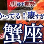 蟹座1月後半【凄まじい神展開！ひと皮むけて次のフェーズへ】災い転じて福と為す　　かに座　2026年 １月　タロットリーディング　Cancer January