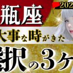 【水瓶座】仕事運最強‥1月〜3月の最重要分岐点↕️ 2026年はこの90日の選択が鍵🔑人間関係も解決へ【運勢/星読みタロット】