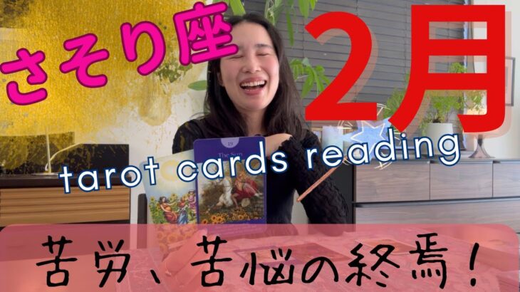 【さそり座】2月🔮長い苦悩、ここで終わり！隠れていた才能の開花！ぐんぐん成長する！