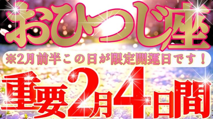 牡羊座さん見て！人生は早送りしなくてイイ🍀ノイズはイラナイ😲✨【2月前半運勢】♾️タロット占い♾️