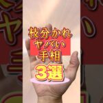 【手相占い】枝分かれがヤバい手相3選 #手相  #開運  #雑学  #40代  #50代
