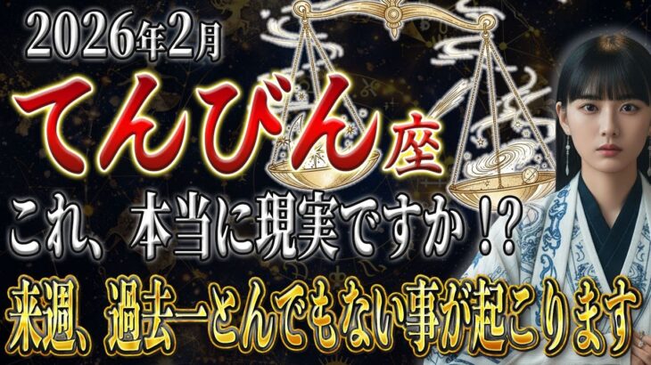【てんびん座♎️】現実なのか疑うほどの事が接近中⚠️今すぐ確認してください！