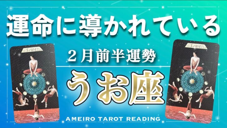 【うお座♓️２月前半】大丈夫‼️運命に導かれている🌈✨