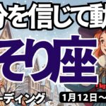 【蠍座】♏️2026年1月12日の週♏️ご自分を信じて動く時。退屈な時はもういらない。さそり座。タロットリーディング
