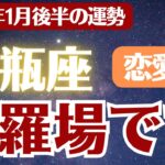 【水瓶座】2026年1月後半 みずがめ座の運勢 恋愛運「修羅場です」