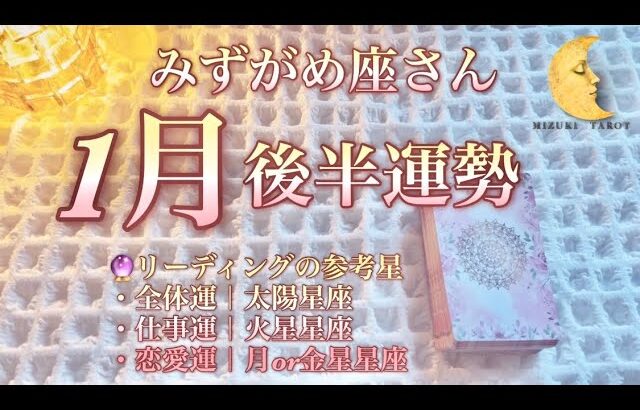 水瓶座🐢【1月後半運勢】急に涙が…😭新しい自分に生まれ変わる為の“最終調整”。大丈夫…あなたは見守られています✨