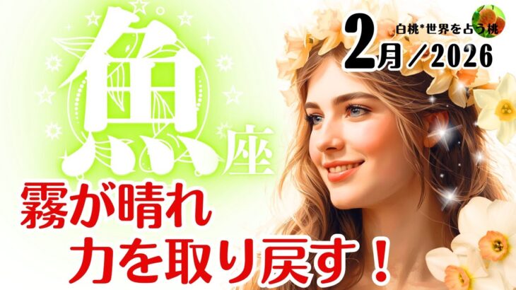 魚座♓2026年2月☆ 霧が晴れ、力を取り戻す！