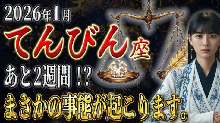 【てんびん座♎️】残り2週間でとんでもない事態に⁉︎今日中に確認してください！