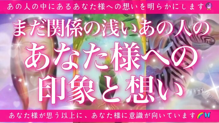 【恋愛💞最新版】まだ関係の浅いあの人のあなた様への印象と想い🔮✨的中率が高いと言われるルノルマンカードのグランタブローでリーディングしてゆきます🦋✨