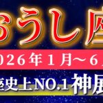 牡牛座 【 おうし座 ♉ 】(2026年 1月～6月 保存版) 鳥肌が立つ奇跡の神展開！人生一変の幸運期が始まる🎉✨🔑 Taurus タロット占い タロットリーディング 2026