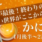 かに座♋️2026年1月後半〜2月前半🌝やっとケリがつきそう！終わりと始まり、気持ち新たに、もう一直線に届きそう