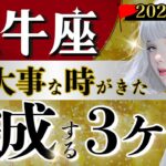 【牡牛座】年始早々凄すぎ‥1月〜3月の最重要分岐点↕️ 守護力最強です‼️2026年はこの3ヶ月で決まる‼️【運勢/星読みタロット】