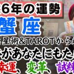 チャンスが止まらない！動いて！チャレンジして！【蟹座2026年の運気】