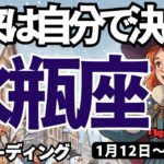 【水瓶座】♒️2026年1月12日の週♒️未来は自分で決める。自分から愛して、そして復活する。みずがめ座。タロットリーディング