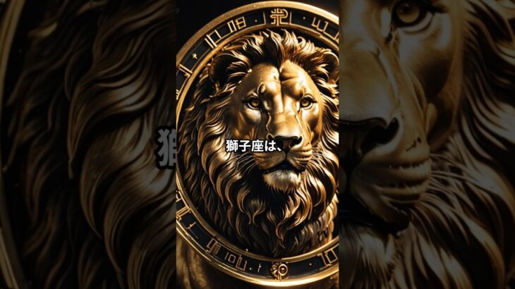 獅子座のニヒルな優しさ #星占い #獅子座