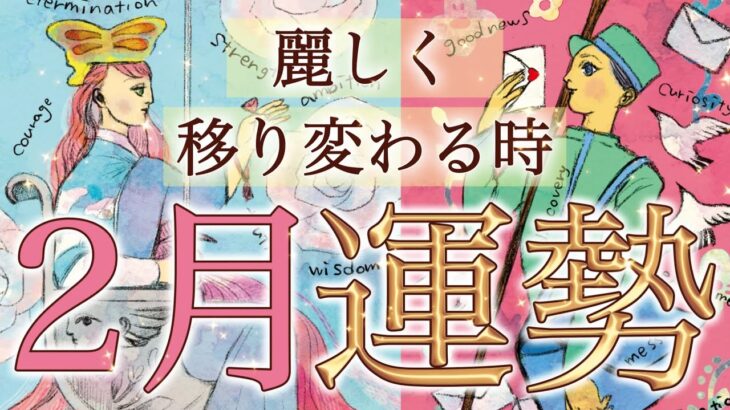 【2月運勢】状況が一気に動きます。ここからの展開を絶対に見逃さないでください。起こりそうな事、気をつけること、恋愛仕事健康運、ラッキーアイテム、カラー🌹個人鑑定級