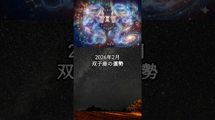 2026年2月 双子座の運勢 #ふたご座 #双子座 #運勢 #占い #占い師  #星占い #星座占い #星座 #12星座