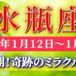 水瓶座 【 みずがめ座 ♒ 】毎週タロット( 2026年1月 12 日の週) 鳥肌が立つ奇跡の神展開！自己覚醒で豊かさが一気に加速✨🔑 Aquarius タロット占い タロットリーディング