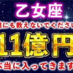 【おとめ座】もし逃したら２度とないです。1月中に金運の乙女座が幸運を授けます【12星座占い】