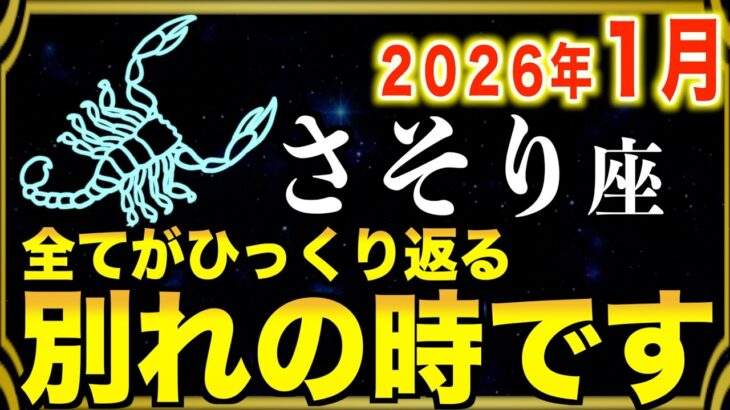 【蠍座】怖いほど願いが叶います…この日から奇跡の１ヶ月が始まります【12星座占い】