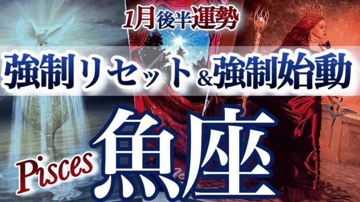 魚座 1月後半【大吉神展開！大きく未来を変える時】振り返りと前進の転換期　うお座　2026年１月運勢　タロットリーディング　Pisces　January
