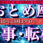 おとめ座♍️仕事運1月19日から30日までタロット一枚引き⭐️転機は？心の変化は？💫
