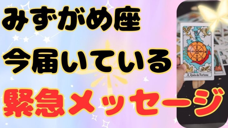 【水瓶座】この動画を見て気づいて下さい＆重要日も出ました❗️❣️ ＃タロット、＃オラクルカード、＃当たる、＃占い