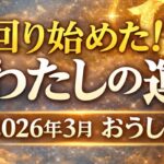 【牡牛座】2026年3月おうし座総合運「回り始めた‼️わたしの運✨」