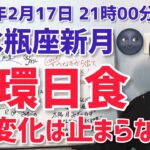 【2026年2月17日水瓶座新月🌑日食】いよいよ！さなぎから羽ばたく 自由な世界へ【ホロスコープ・西洋占星術】