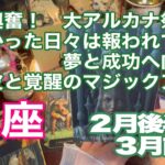 蠍座♏️大興奮！　大アルカナ祭り！　苦しかった日々は報われていく　夢と成功へ向かう　脱皮と覚醒のマジックアワー