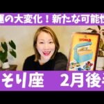 さそり座♏️2月後半🔮幸運の大変化！！✨新たな可能性の扉を開く！