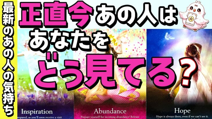 【忖度なしリアル本音】正直今あの人はあなたをどう見てる？恋愛対象？恋愛タロット・当たる占い