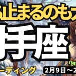 【射手座】♐️2026年2月9日の週♐️立ち止まるのも大切。そして誰かに頼ってください。愛されるから。いて座。タロットリーディング
