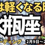 【水瓶座】♒️2026年2月9日の週♒️今は軽くなる時。ゆっくり瞑想することで、幸せはやってくるから。みずがめ座。タロットリーディング